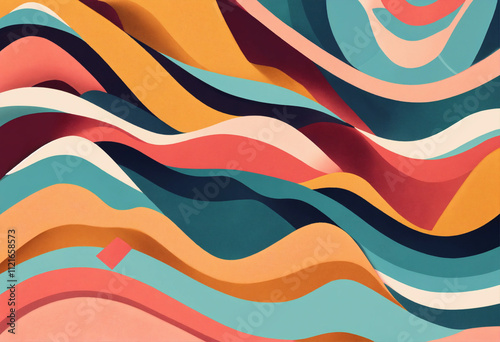 Wallpaper Mural seamless pattern with stripes Torontodigital.ca