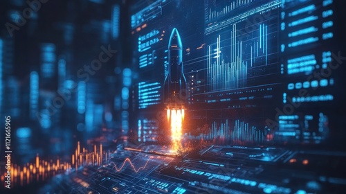 Wallpaper Mural Modern, bright office space with wooden desks, large windows, and potted plants. Torontodigital.ca