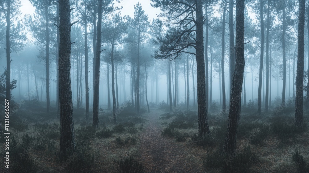 Misty Forest Path Misty Forest Path
