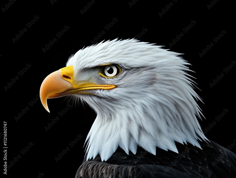 Obraz premium Portrait of a Majestic Bald Eagle