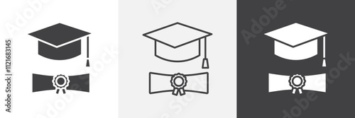 Degree icon vector set for ui designs