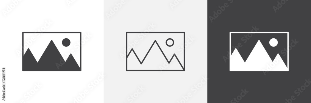 Image icon vector set for ui designs Image icon vector set for ui designs