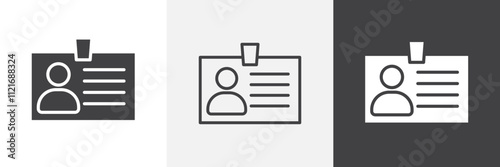 Security badge icon vector set for ui designs