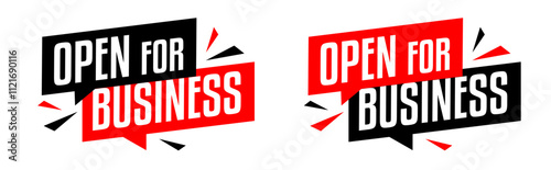 Open for business