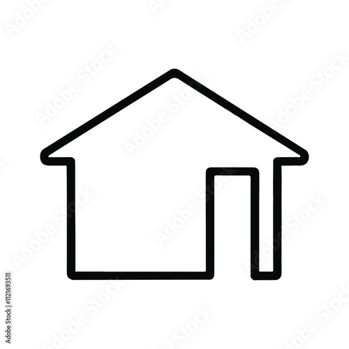 Home icon. Web homepage symbol. Vector set of house thin line icons. House icons. Home Real estate icon collection Real estate. vector website sign, house, web, symbol