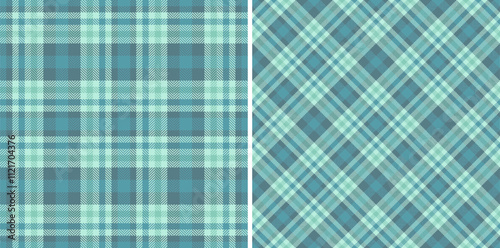 Background fabric seamless of pattern tartan texture with a check vector plaid textile. Set in gradient colors. Classic wardrobe essentials for timeless style.
