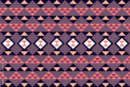 Winking Diamonds Seamless native pattern Thailand