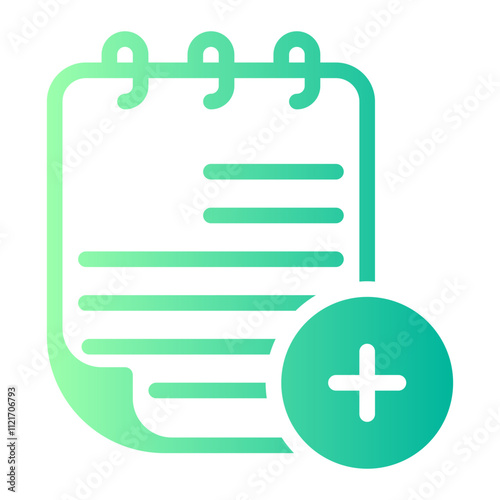 add gradient icon