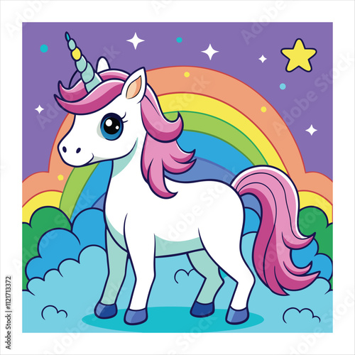unicorn vector illustration 