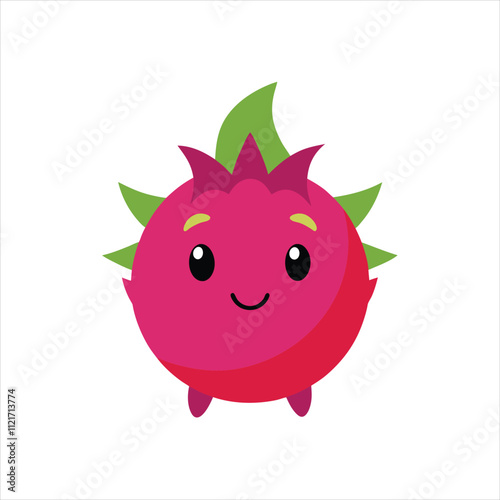 Cheeky Dragon Fruit vector pack cartoon, icon, silhouette art