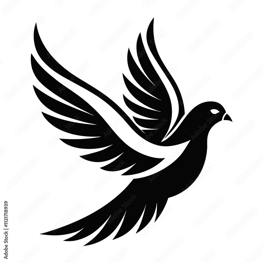 Obraz premium Mourning Dove silhouette