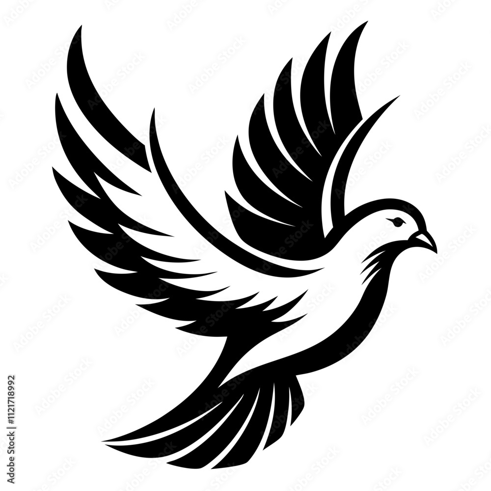 Obraz premium Mourning Dove silhouette