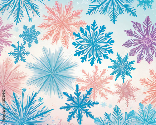 Snowflake background