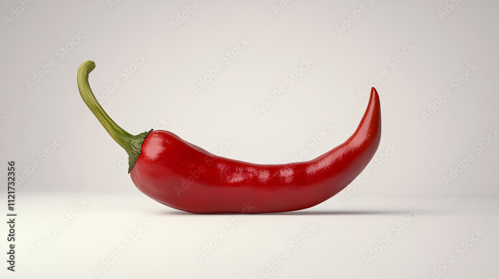 A vibrant chili pepper showcased prominently. A vibrant chili pepper showcased prominently.