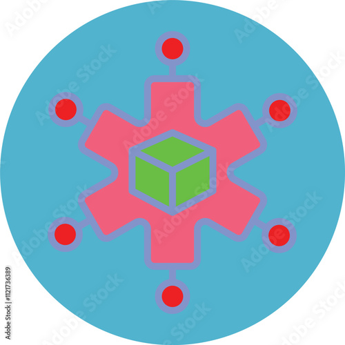 Blockchain Icon Design