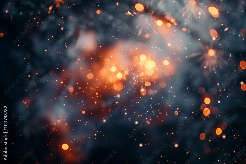 bokeh background, blurred fireworks bokeh background, blurred fireworks