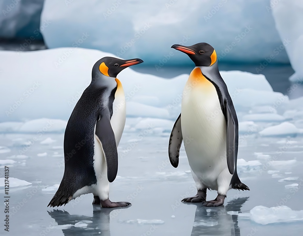 Fototapeta premium two penguins