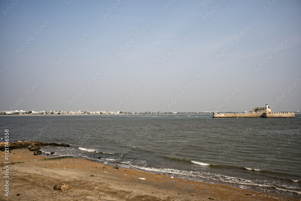Architecture and History at Diu Fort, Gujarat