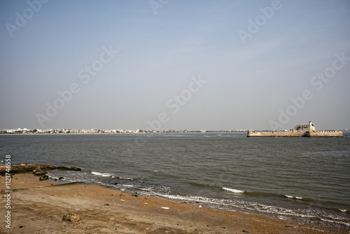 Obraz na płótnie Architecture and History at Diu Fort, Gujarat w salonie