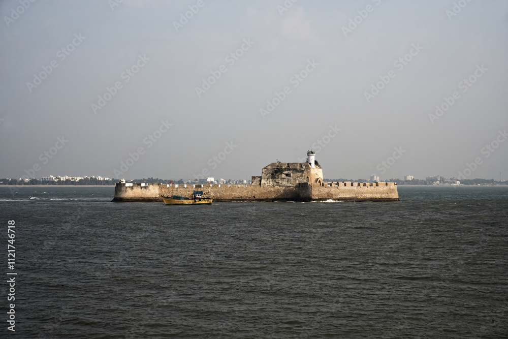 Architecture and History at Diu Fort, Gujarat