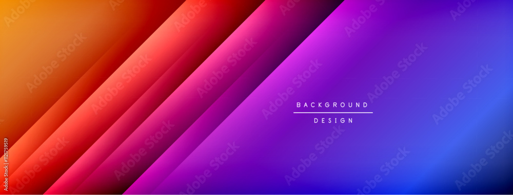 Colorful gradient with lines made of shadow and light. Creative background Colorful gradient with lines made of shadow and light. Creative background