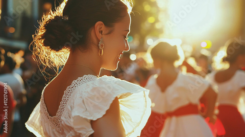 authentic Portuguese street festival photo