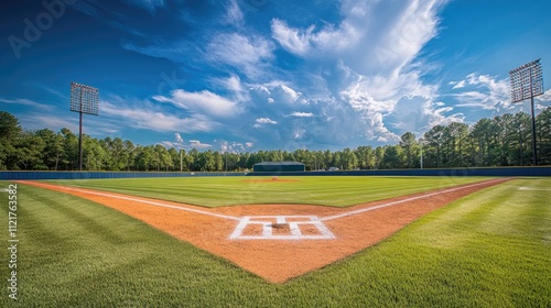 Baseball stadium arena outdoor