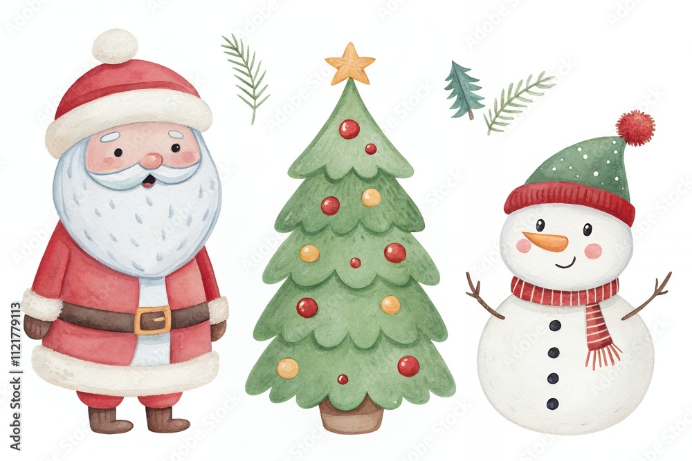snowman with christmas tree of Christmas minimalist geometric elements. Xmas abstract icons in minimalist style. Christmas tree, snowman, gifts snowman with christmas tree of Christmas minimalist geometric elements. Xmas abstract icons in minimalist style. Christmas tree, snowman, gifts