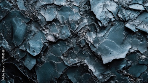 Close-up view of textured titanium ore showcasing intricate silicon fragments in a vertical frame highlighting natural mineral patterns.
