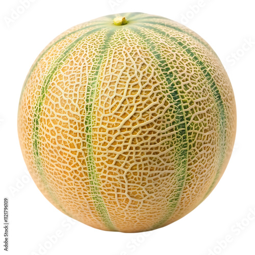 melon isolated on white
