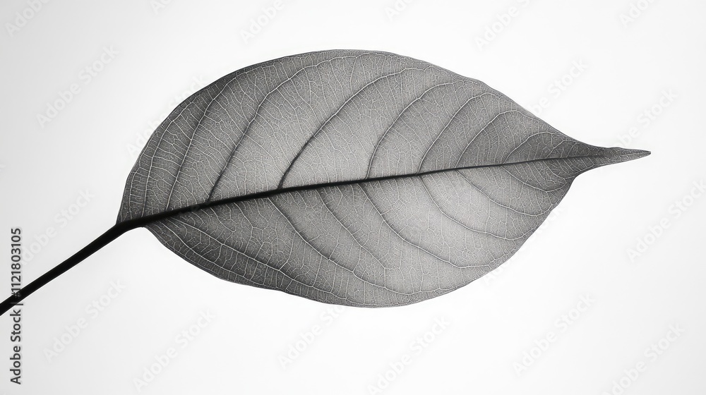 Translucent leaf silhouette against a bright background showcasing intricate vein patterns and a minimalist aesthetic. Translucent leaf silhouette against a bright background showcasing intricate vein patterns and a minimalist aesthetic.