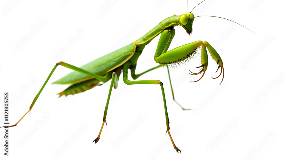 Graceful Praying Mantis in Natural Stance
Graceful Praying Mantis in Natural Stance