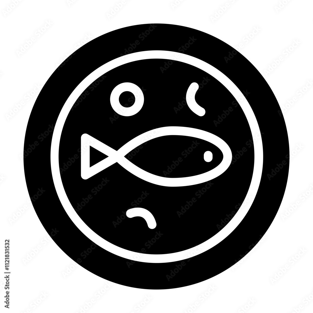 Seafood Vector Line Icon Design Seafood Vector Line Icon Design