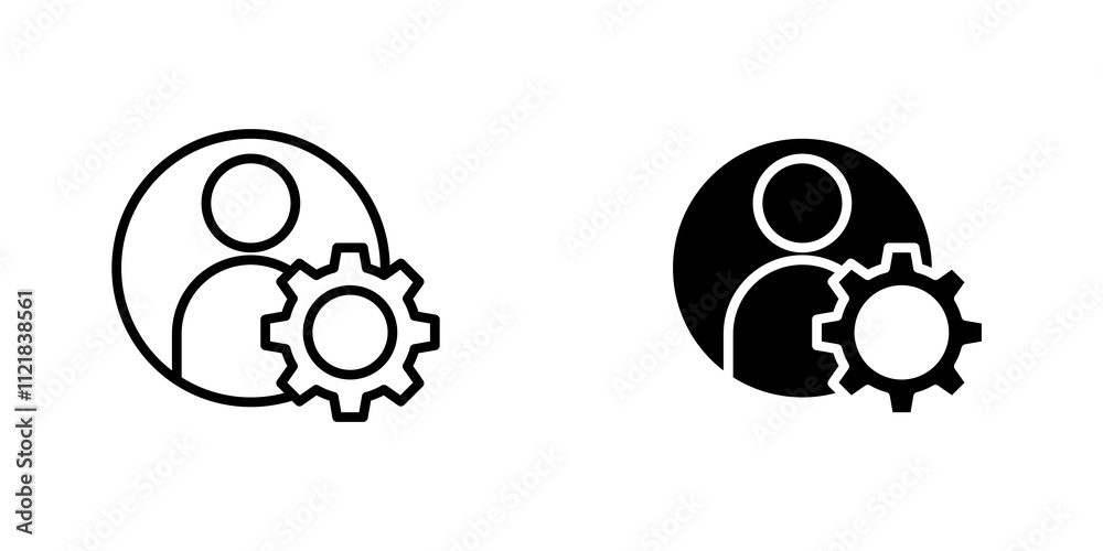 Account settings icons for app and websites. Account settings icons for app and websites.