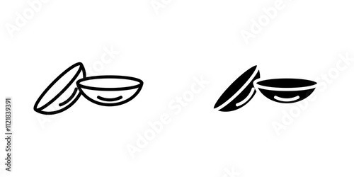 contact lenses icons for app and websites.