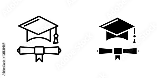 Degree icons for app and websites.