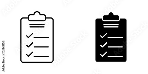 Task list icons for app and websites.
