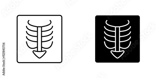 X ray icons for app and websites.