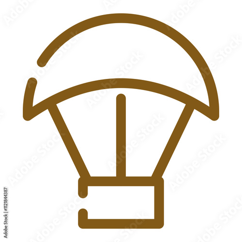 Paraglider premium Icon Design