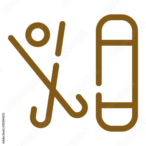 Sport equipment Icon Design