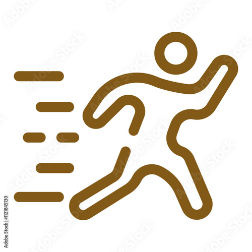 Running Icon Design