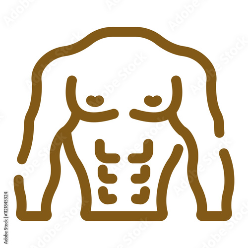 Body Builder Icon Design