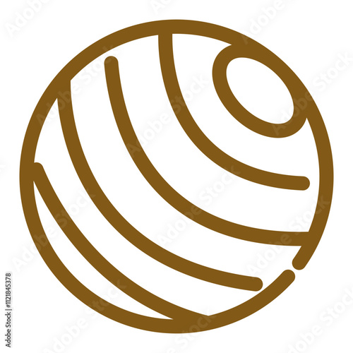 Exercise Ball Icon Design
