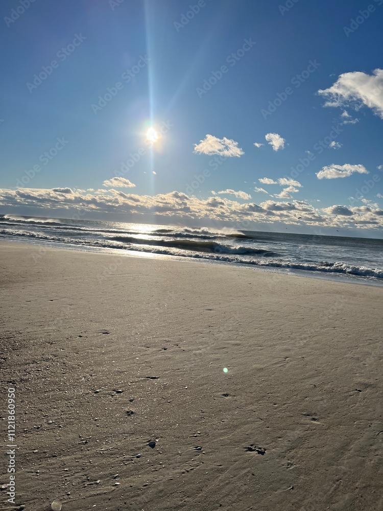 Obraz premium sunset on the beach