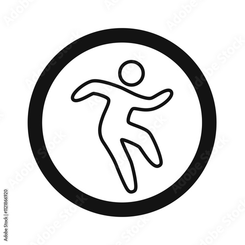 Slippery floor sign	