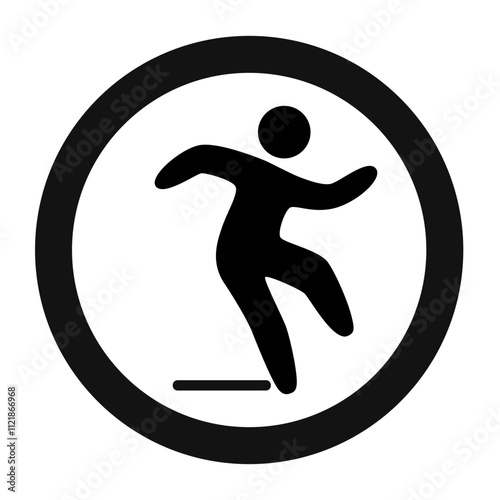 Slippery floor sign	