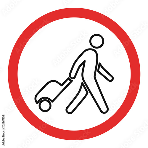 No travel sign