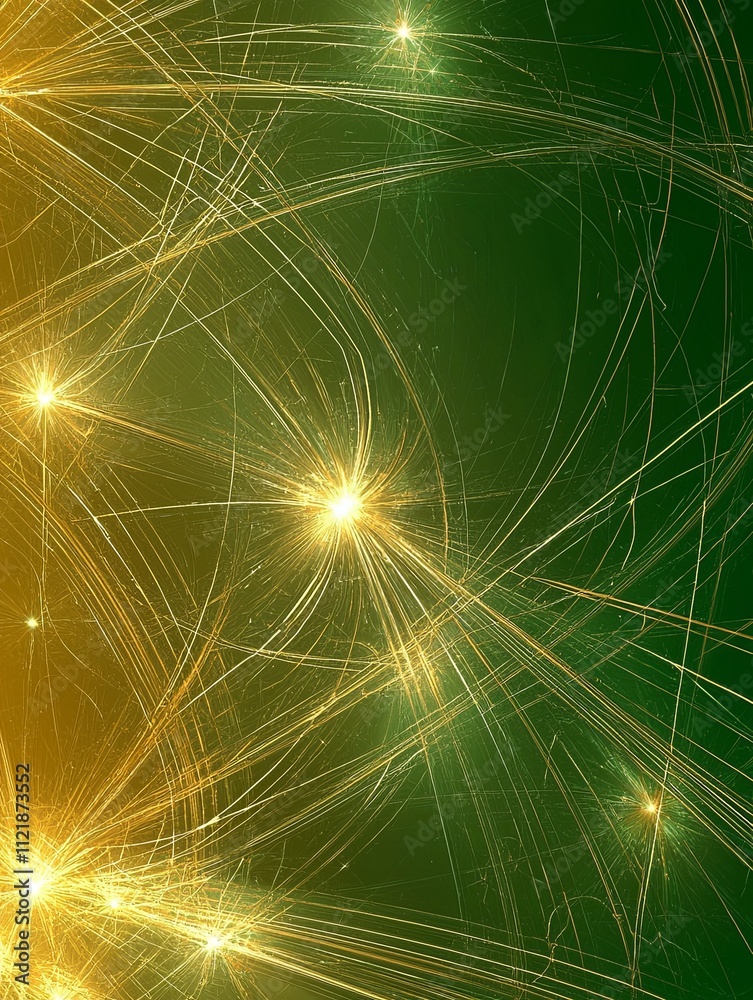 Obraz premium Vibrant Digital Flow with Luminous Light Effects