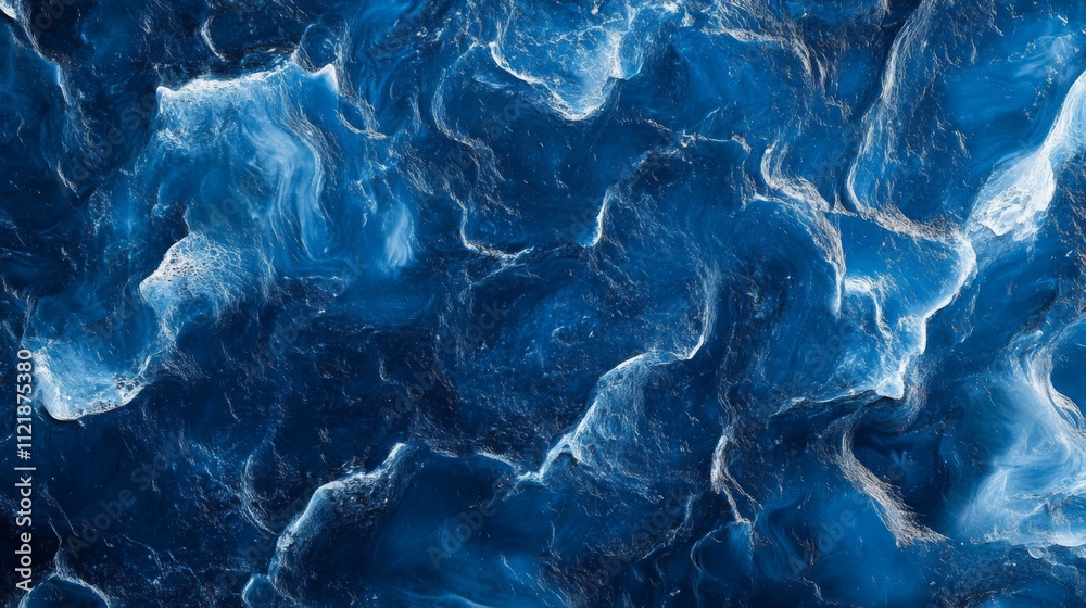 Obraz premium Abstract Ocean Waves Texture