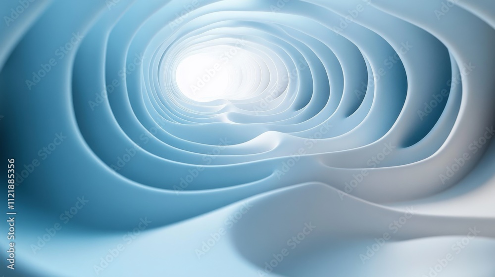 Fototapeta premium Abstract Light Tunnel